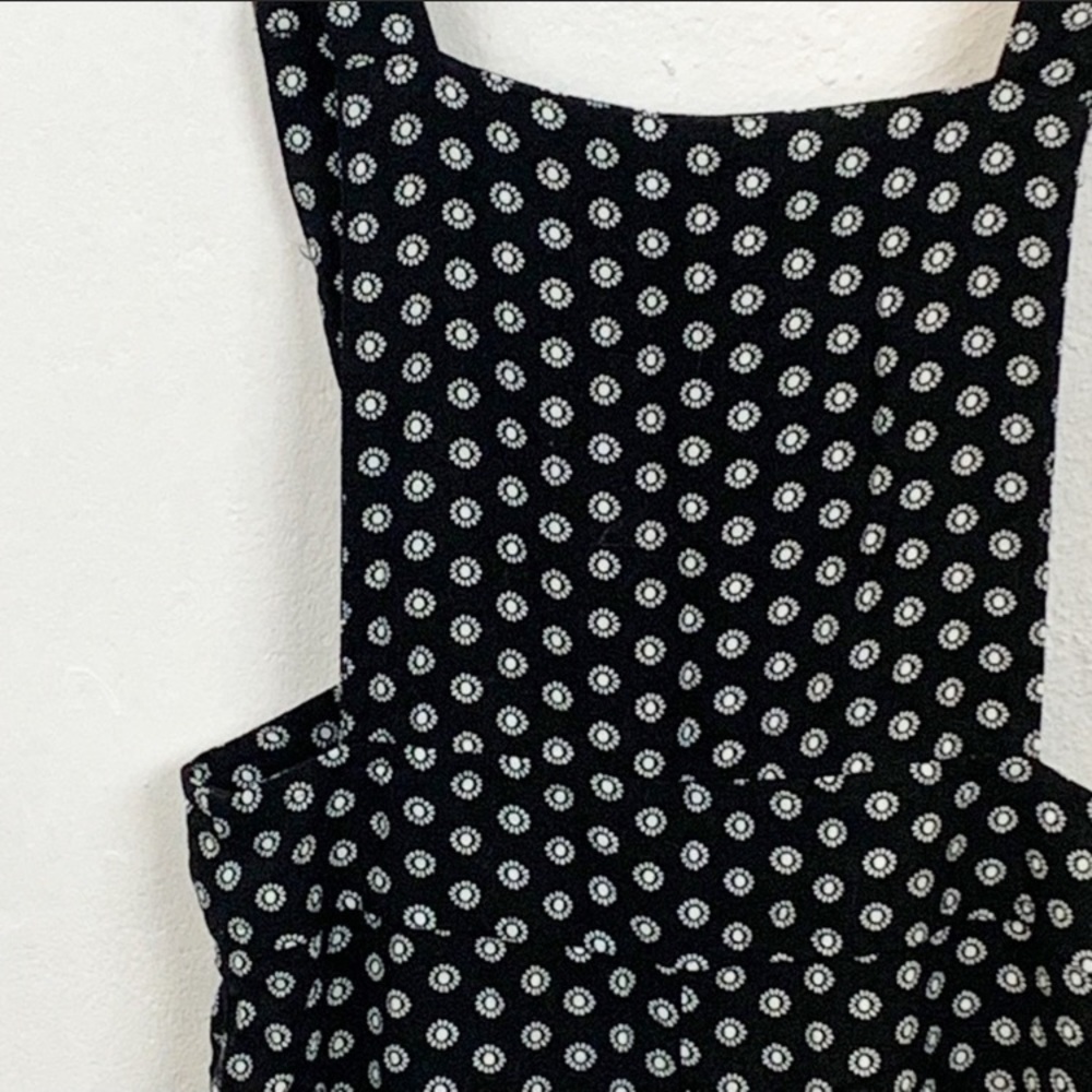 Sky & Sparrow XS Black Daisy Print Pants One Piece Romper Pants Jumpsuit‎ - Picture 2 of 5